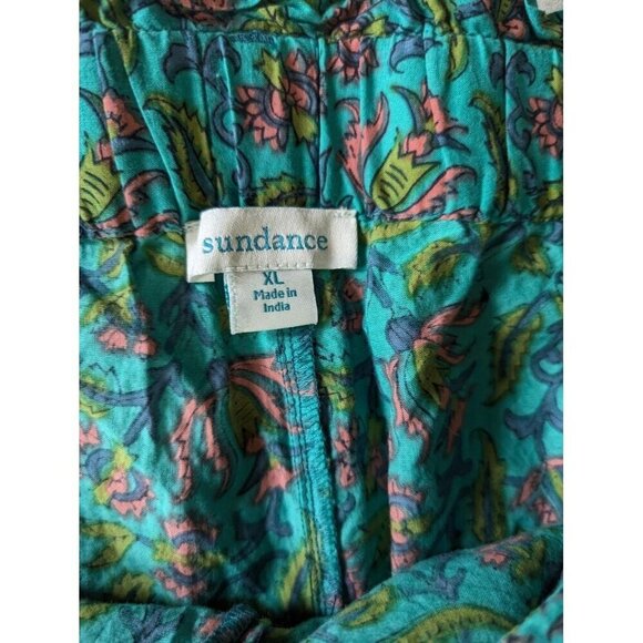 Sundance Blue Floral Pants - Picture 5 of 6